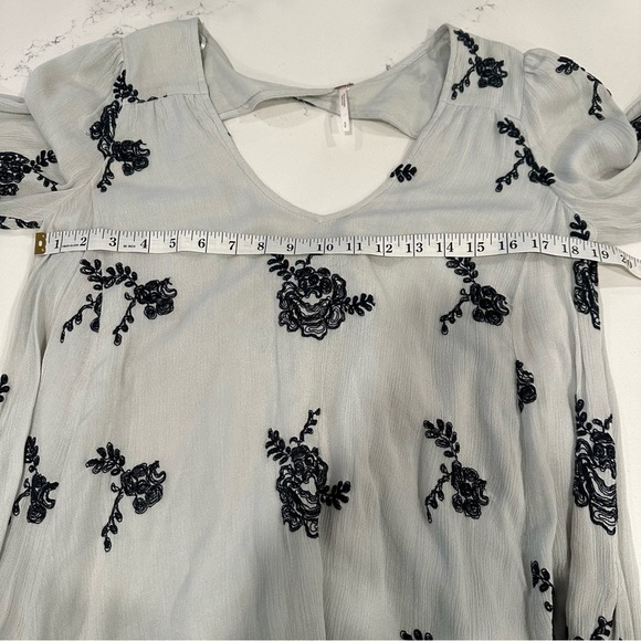 Free People White and Black Floral Mini Dress - Picture 16 of 16